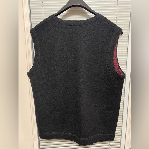 Woolrich Women’s Vintage 100% Wool Black Embroidered Rustic Vest Size XL - Picture 2 of 6